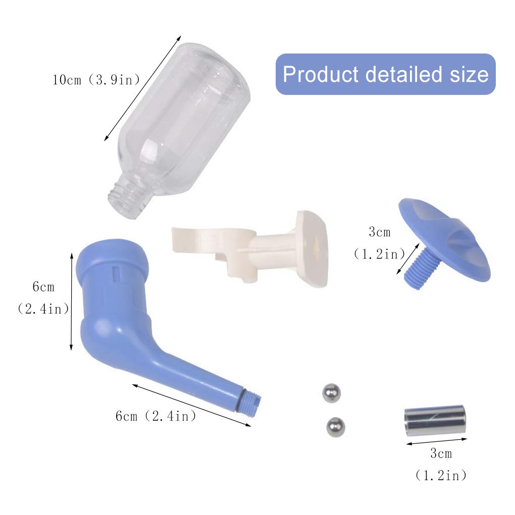 Andiker No-Drip Dog Water Dispenser Bottle-Dog Kennel Cage Water Dispenser Water Drinker Kettle For Pets Can Be Raised And Lowered Drinking Water Feeding Cage Water Bottle For Dogs