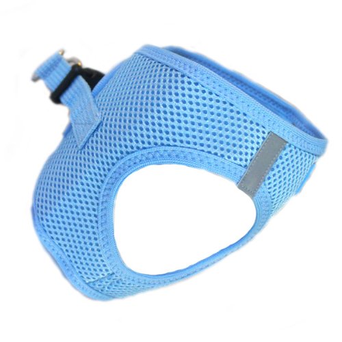 American River Ultra Choke-Free Mesh Dog Harness - Light Blue : See description for size