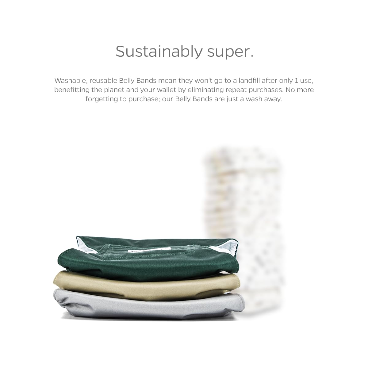 Pet Parents Premium Washable Belly Bands For Male Dogs & Extendrs, (3Pack) Of Male Dog Diapers & Male Dog Belly Bands, Color: Spruce, Size: Small Dog Diapers Male