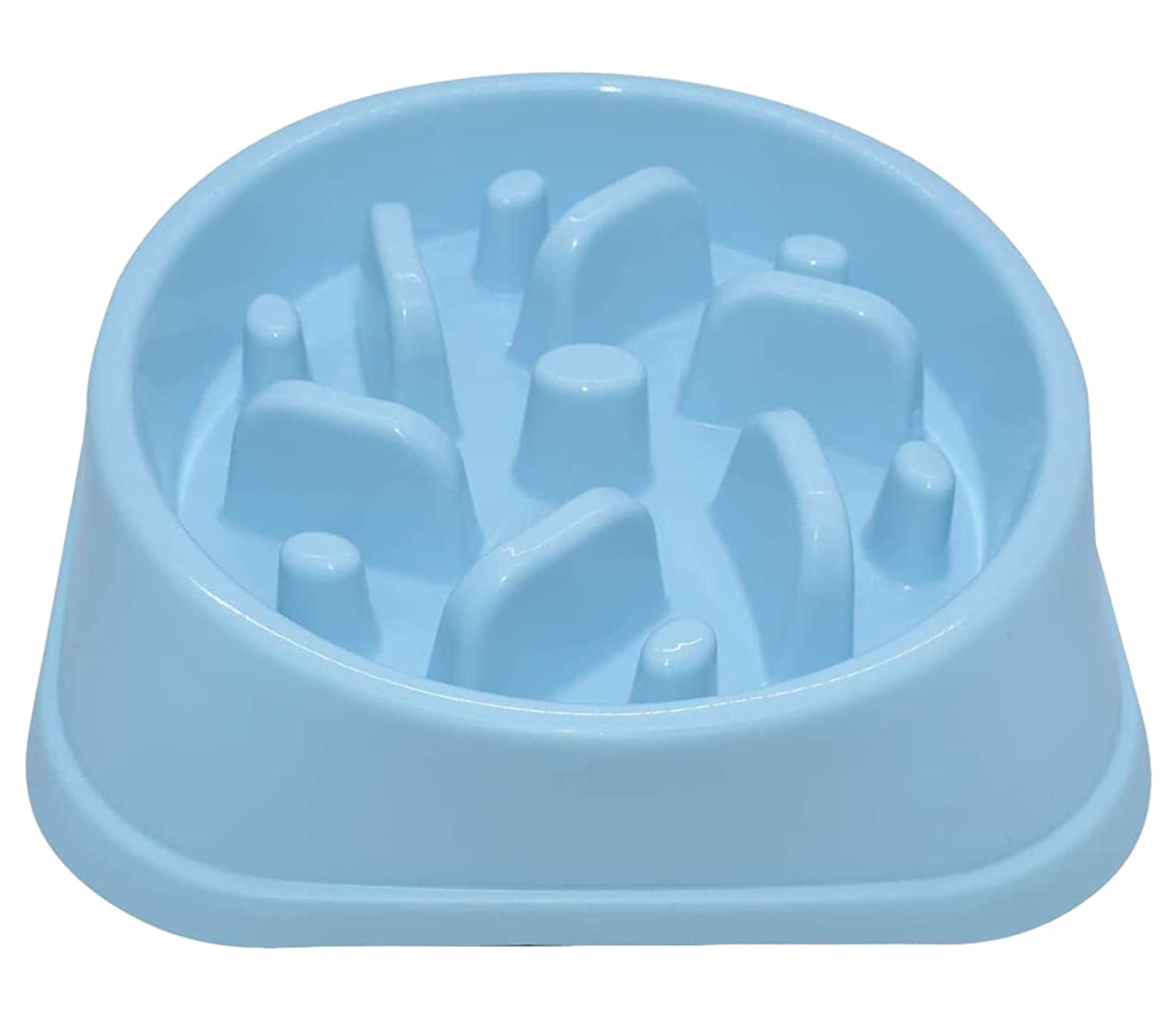 Dog Slow Feeder Bowl, Non Slip Puzzle Bowl  AntiGulping Pet Slower Food Feeding Dishes  Interactive Bloat Stop Dog Bowls  Du