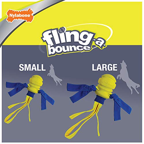 Nylabone Power Play Dog Fetch Toys Fling-A-Bounce Medium (1 Count)