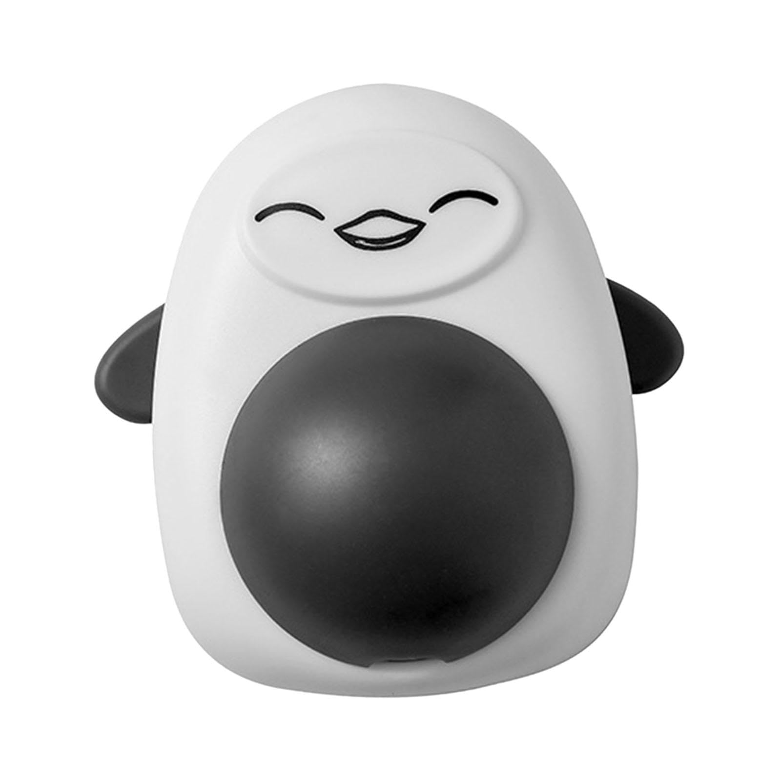 Myaddiction Cat Catnip Balls Interactive Toys With Lid Kitty Playing Kitten Chewing Toys Dark Gray Penguin