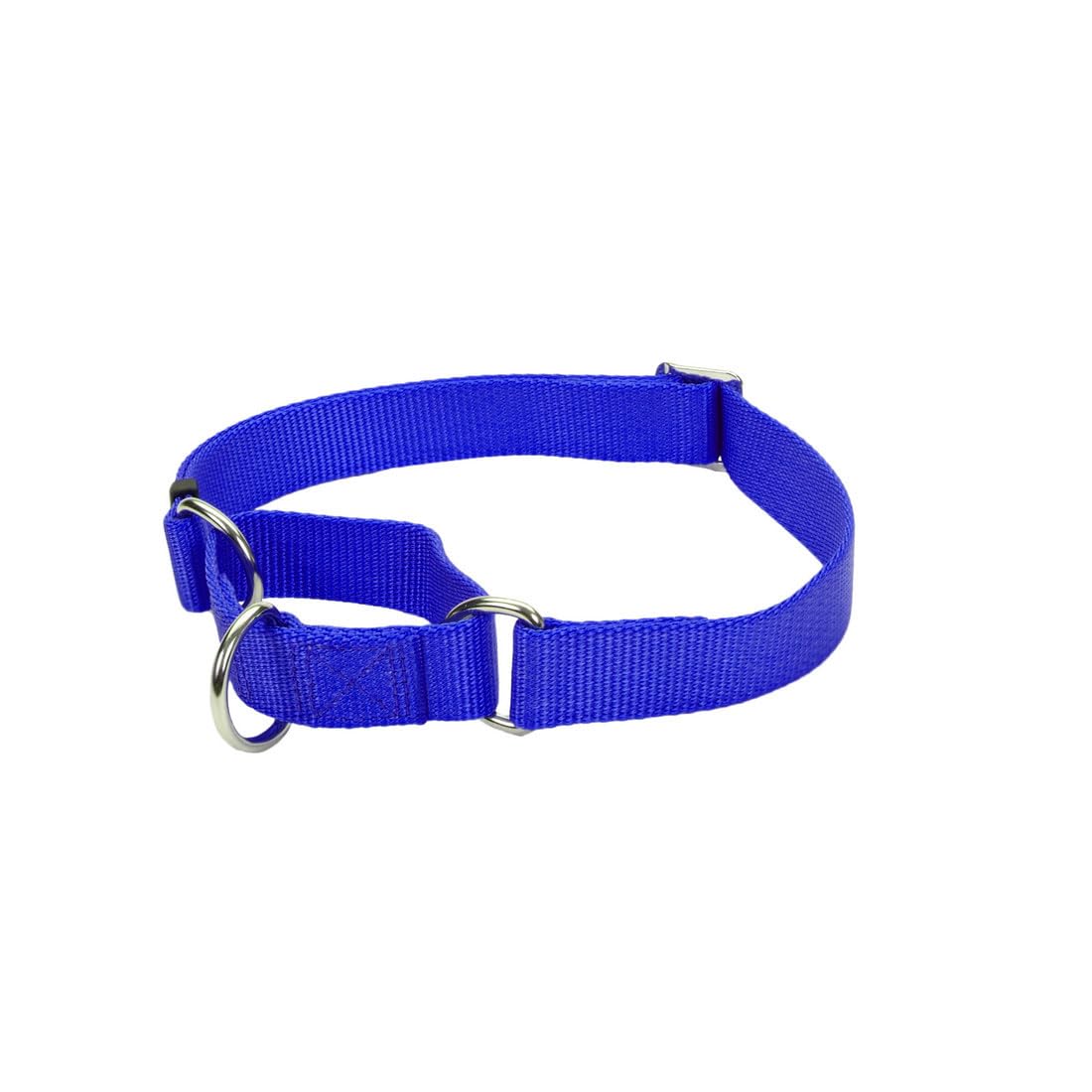 Coastal Pet - No Slip - Martingale Adjustable Dog Collar, Blue, 5/8'' x 10''-14''