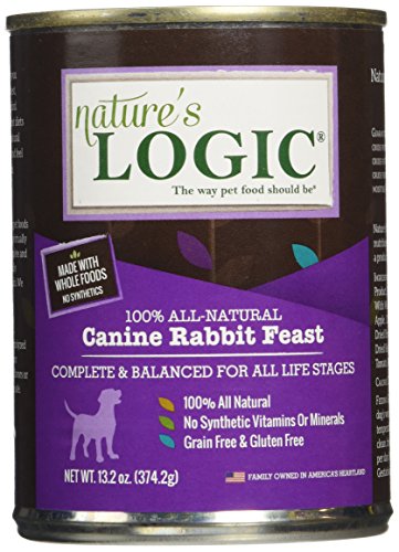 Nature'S Logic Rabbit Canned Dog Food, 12-13.2 Oz.