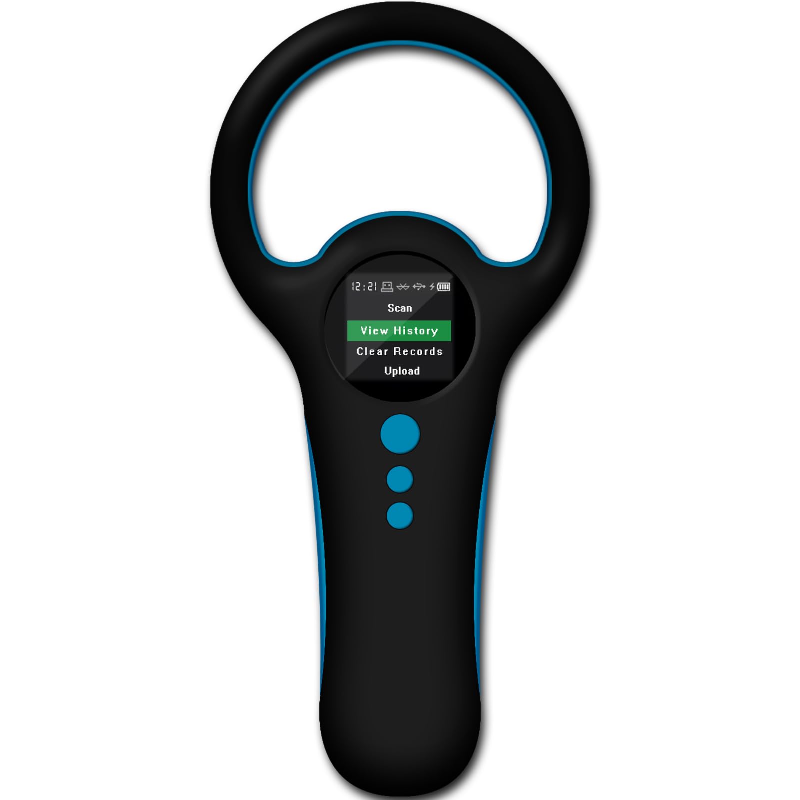 Smoostart Multifunction Bluetooth Microchip Scanner, Pet Microchip Reader with Latest Operating System, FDX-B/EMID 500 Records D