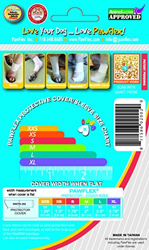 Pawflex Bandages Protective Covers for Pets (Pack of 3) XLarge