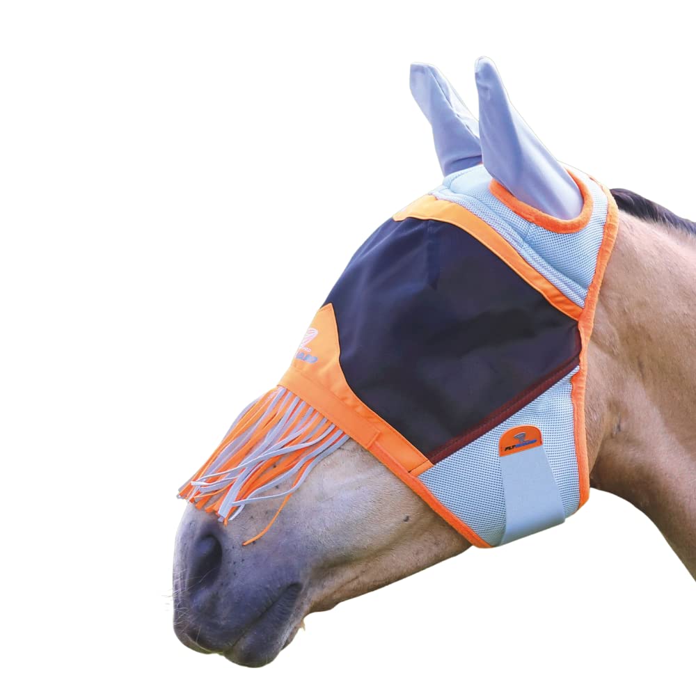 Air Motion Fly Mask with Ears & Nose Fringe (Small Pony)