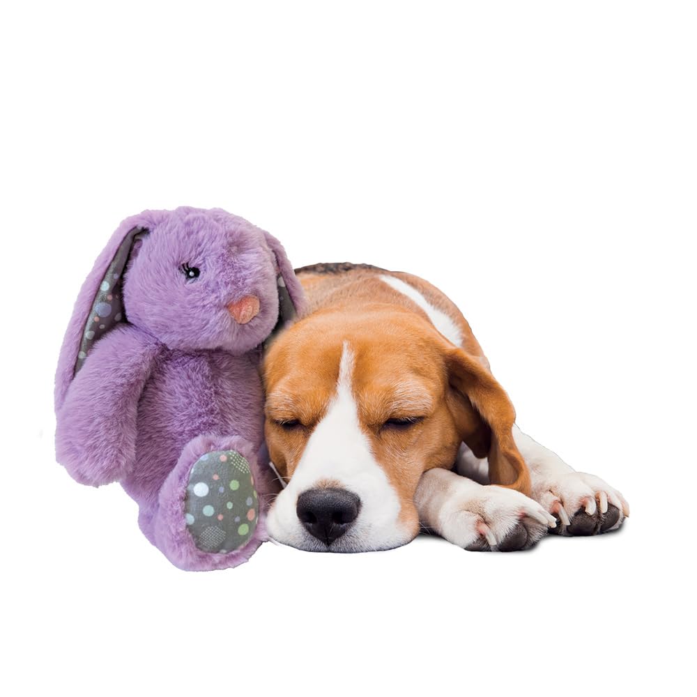 Spot Soothers Heartbeat Bunny- Calming Toy For Dogs With Heartbeat Pulse, Separation Anxiety Relief And Behavioral Training Aid