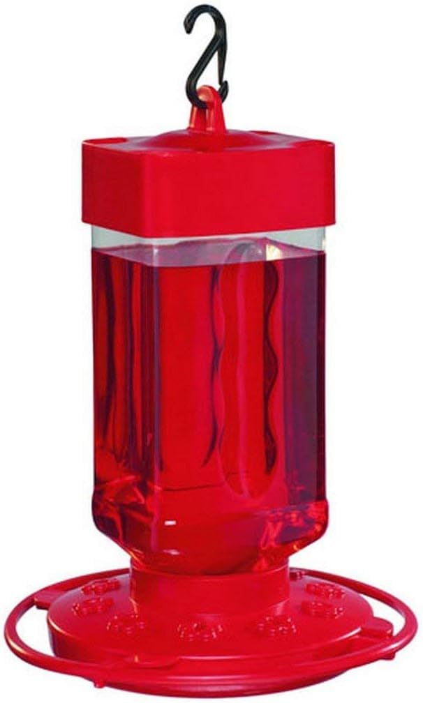 First Nature 3055 32-Ounce Hummingbird Feeder (Set of 2), Red (993055-44A)