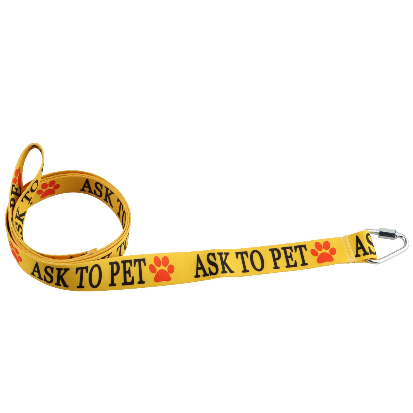 Jxgzso Ask Before Petting/Ask To Pet Nervous Yellow Dog Lead Shy Rescue Dog Gift Nervous Shy Dog Gift (Ask To Pet Leashes)