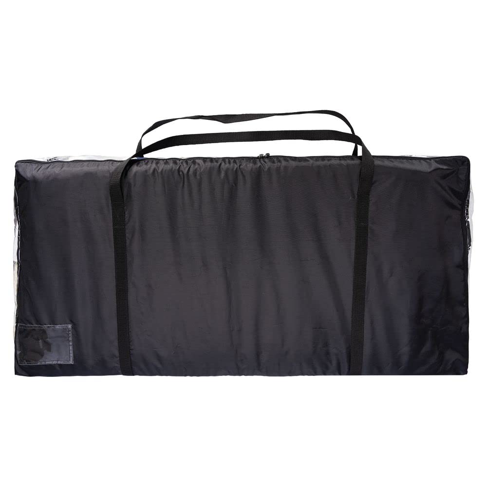 Dura-Tech Clear View Western Saddle Pad Bag Carrier | Color Black | Keeps Horse Gear Organized & Clean | Clear View Panel For Ea