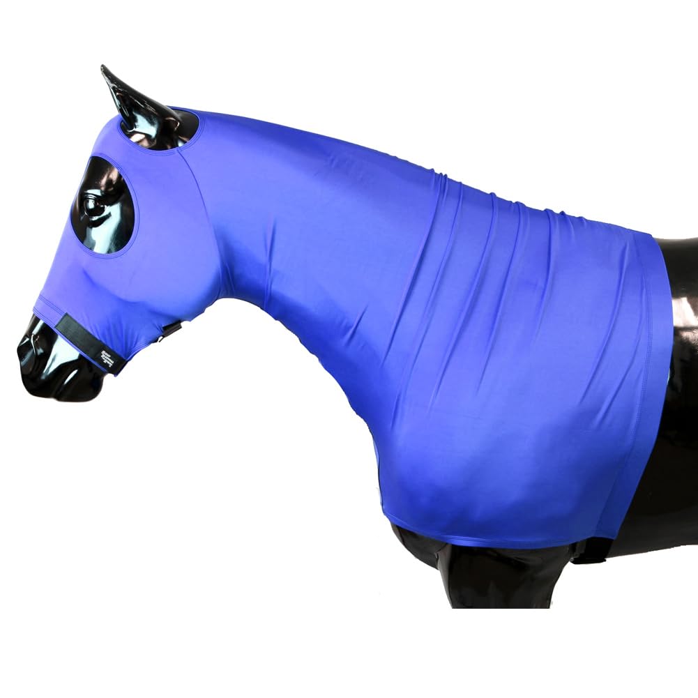 Sleazy Lycra Hood With Zipper Medium Royal