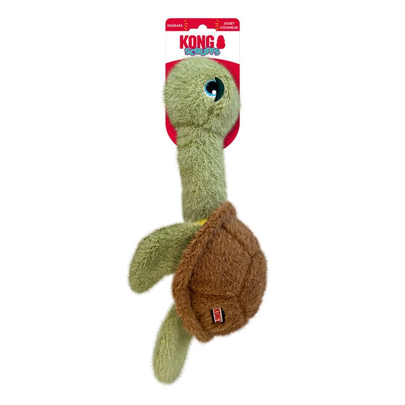 Kong Scruffs Plush Assorted Dog Toy (Turtle)