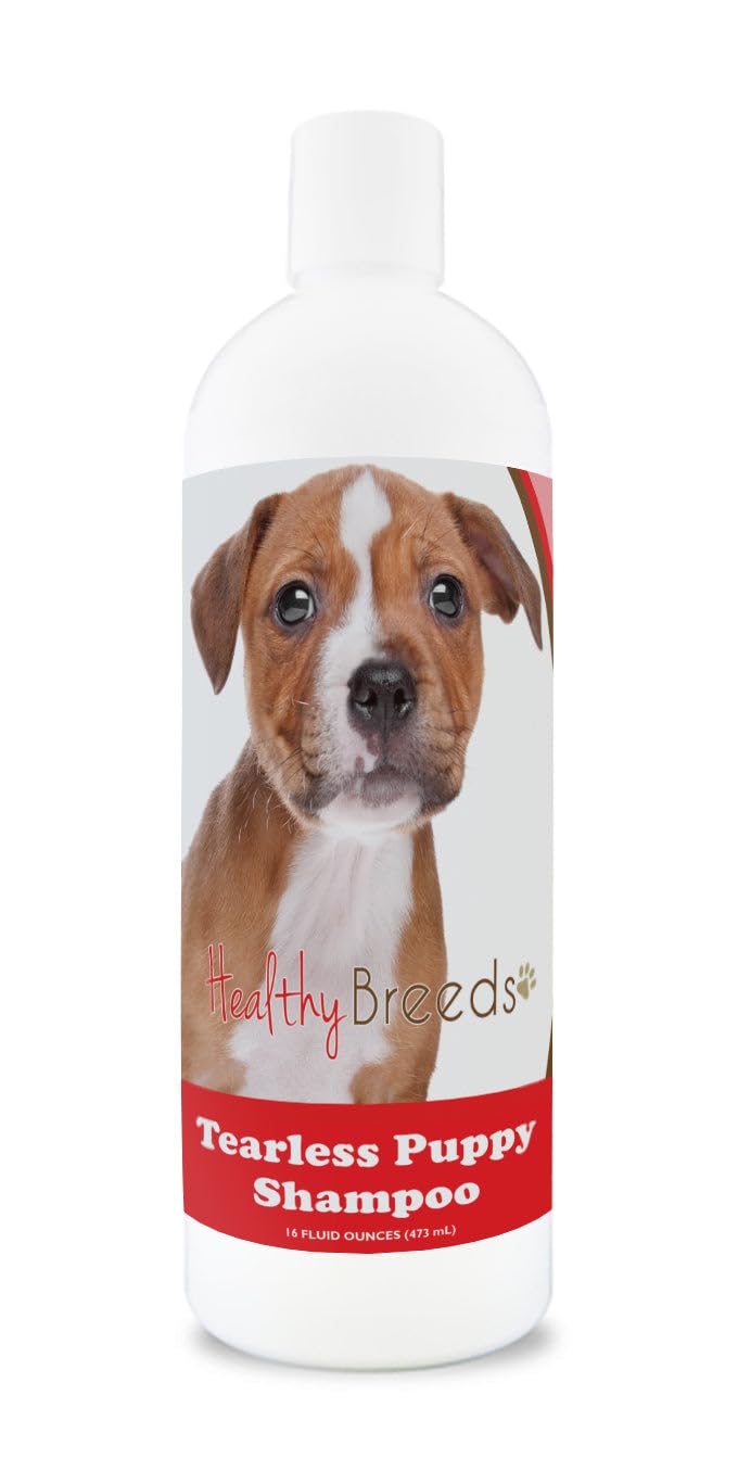 Healthy Breeds Staffordshire Bull Terrier Tearless Puppy Dog Shampoo 16 Oz