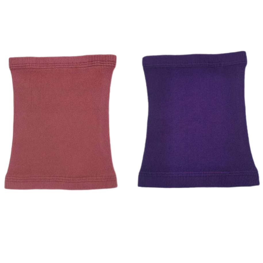 DDFS Dog Ear Cover Wraps Hematoma Keep Calm Quiet Ears Noise Cancelling Head Cover for Dogs Wine+Purple-L