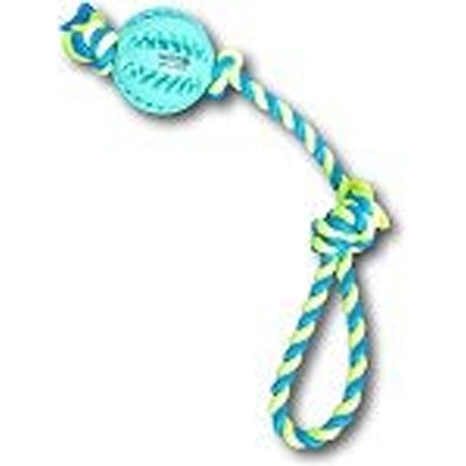 Emily Pets Dog Fetch Rope Ball Chew Toy Tooth Cleaning Toy For Dogs Robust Natural Rubber Dog Ball Iq Training Ball Interactive 