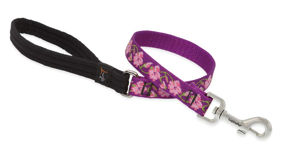 Lupinepet Originals 3/4' Rose Garden 2-Foot Traffic Lead/Leash For Medium And Larger Dogs