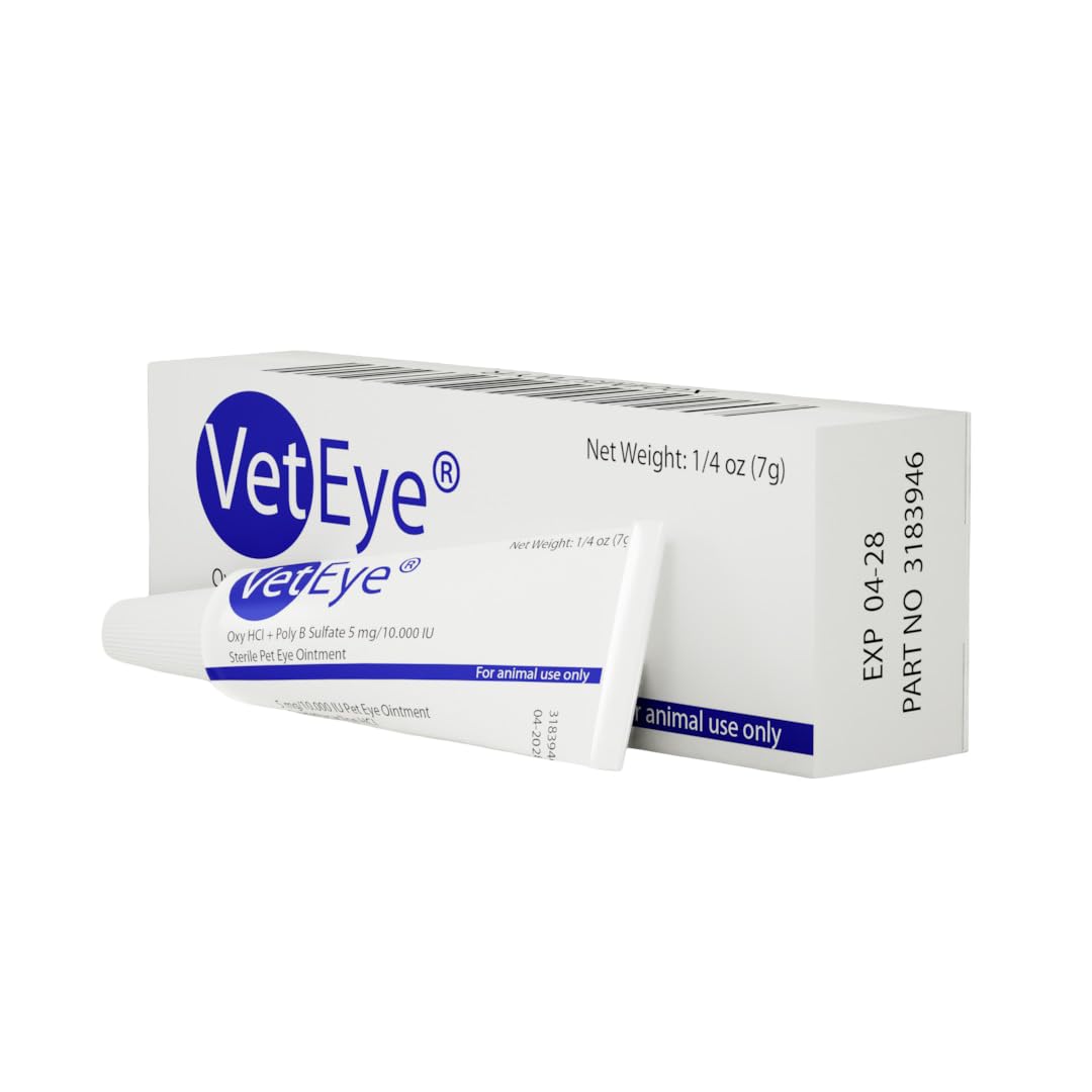 VetEye Cream Health for Dogs, Cats, Cattle, Sheep, Horse, Bird 3.5 Gr. 1 Tube