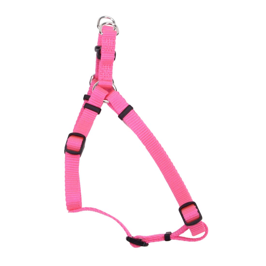 Coastal - Comfort Wrap - Adjustable Dog Harness, Neon Pink, 1' X 26'-38'
