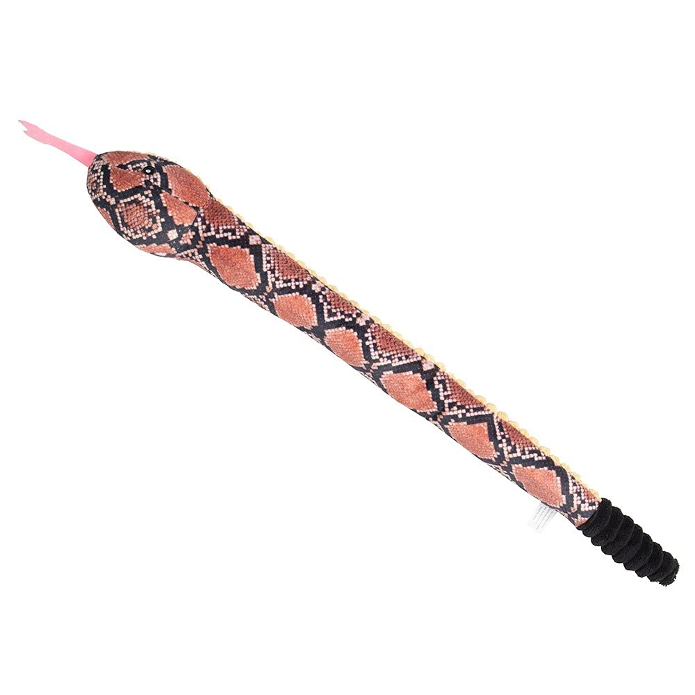 Rattler Snake Plush Dog Toy Assorted Colors 24'