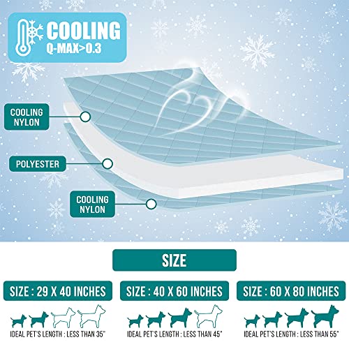 Petami Premium Cooling Dog Blanket | Lightweight Fluffy Pet Throw Blanket Bed Cover For Dogs, Cat, Puppies | Pet Blanket Furniture Protector Couch Sofa | Reversible Fuzzy Cozy | 40X60, Pink