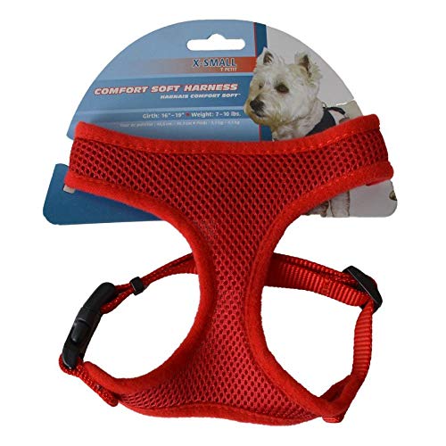 Coastal Pet Comfort Soft Harness Red