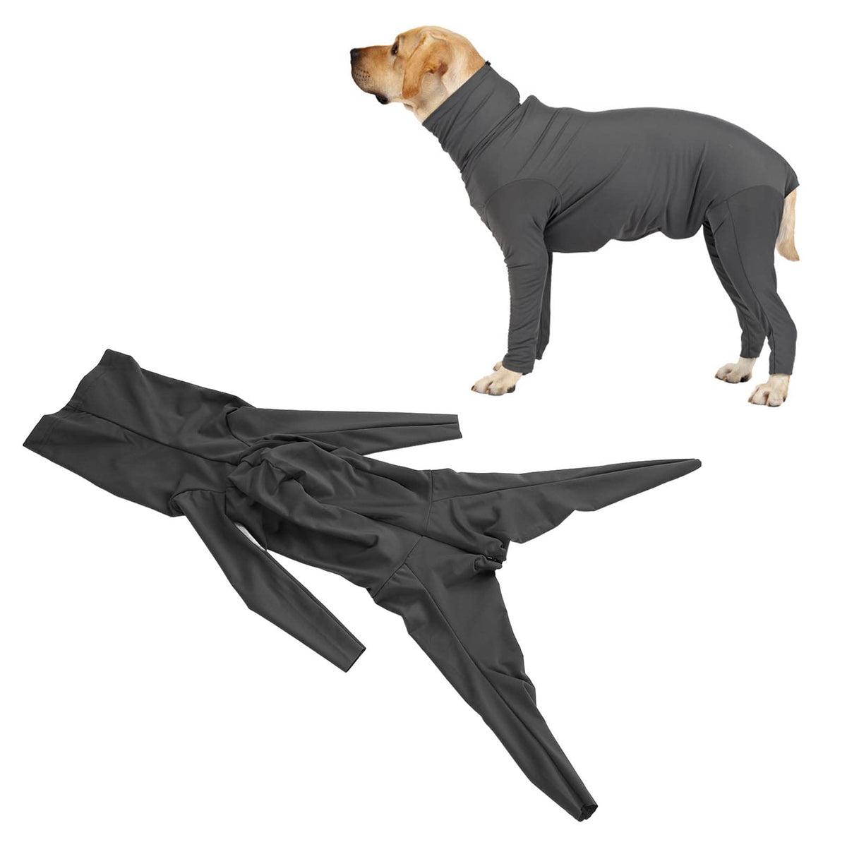 Zerodis Dog Onesie Surgery Recovery Suit, Shedding Bodysuit For Dogs Full Coverage Jumpsuit Elastic Prevent Shedding Dog Bodysuit For Post Operative Pets Bodysuit Sport Shirt Reduce Anxiety (S)