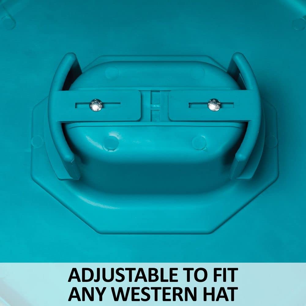 Schneiders Western Hat Can | Color Black | Ideal Horse Show Companion | Robust Protection For Western Hats | Adjustable Fit | Mi