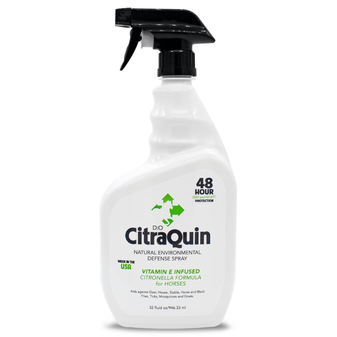 Citraquin: Safe & Effective Equine Citronella Spray by Draw it Out for Natural Environmental Protection