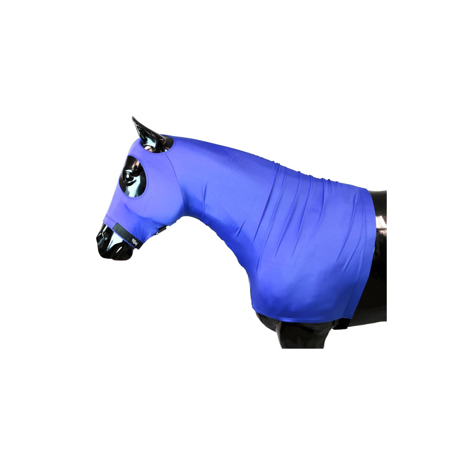 Sleazy Lycra Hood With Zipper Medium Royal