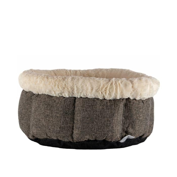 Armarkat Cozy Cat Bed in Beige and Gray C105HHS/MB
