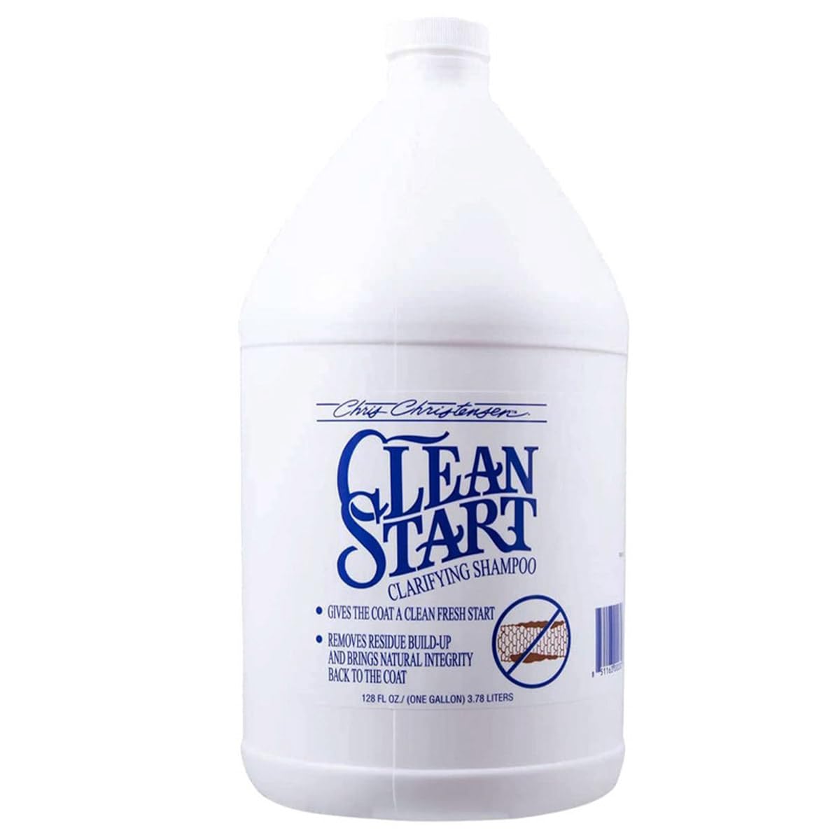 Chris Christensen Clean Start Dog Shampoo, Groom Like A Professional, Pro-Vitamin Deep Cleansing Formula, Preserves Natural Oils