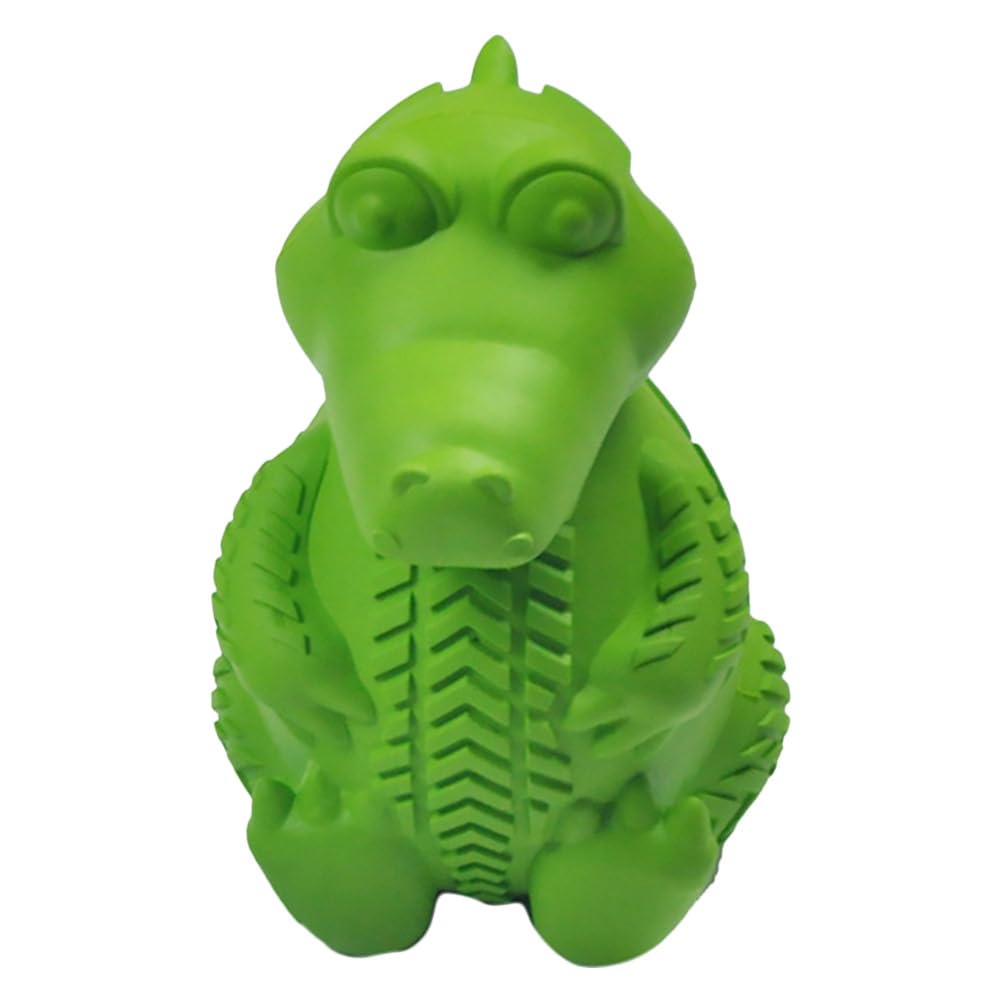 TEHAUX Rubber Pet Teething Toy, Dog Chew Toy for Teeth Cleaning Care - Interactive Treat Dispenser for Puppies Small Dogs - & Te