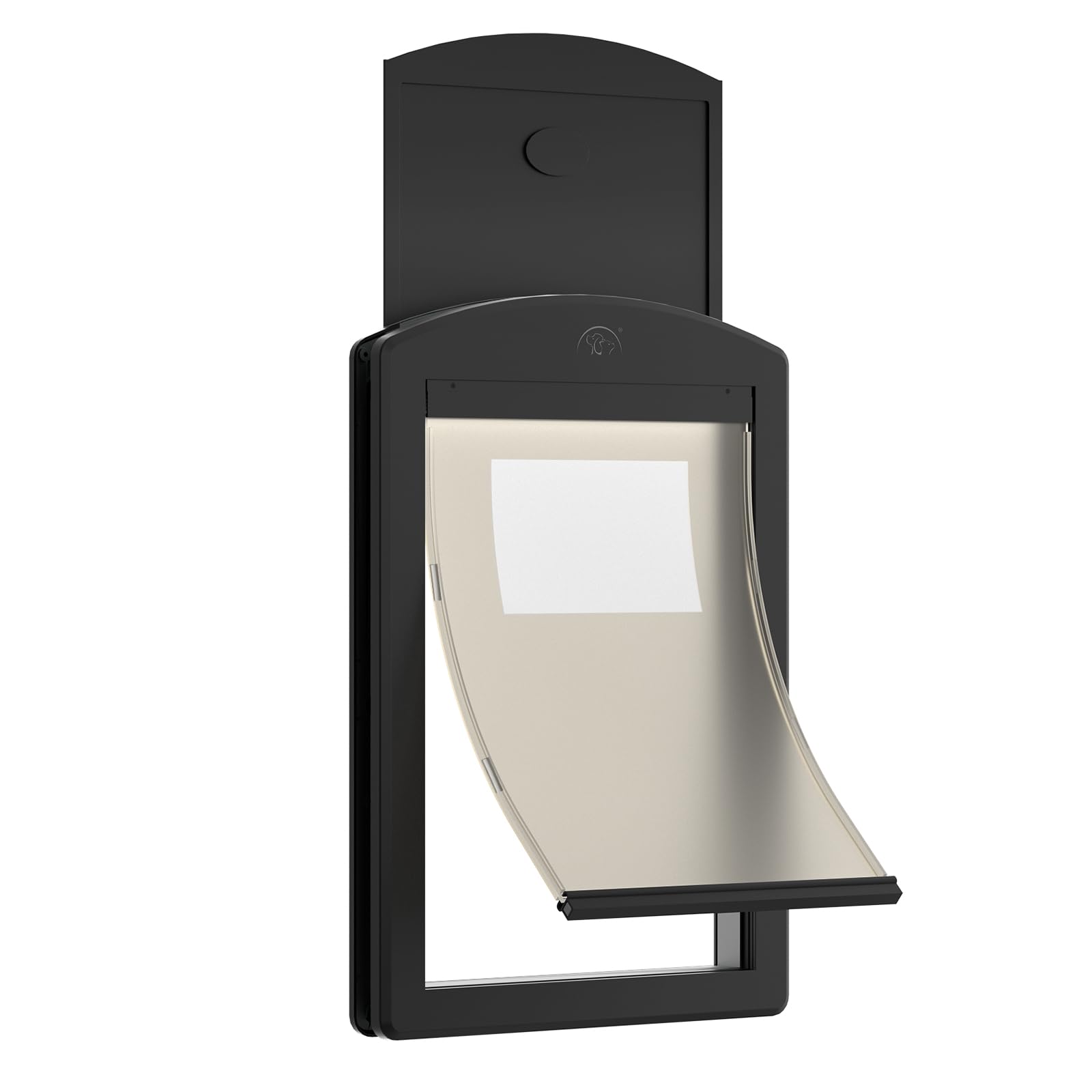 [Classicmacher] Dog Door For Large Dogs, Black Frame Door For L Arge Dogs And Pets, Strong Plastic Doggy Door And Medium Pets Wi