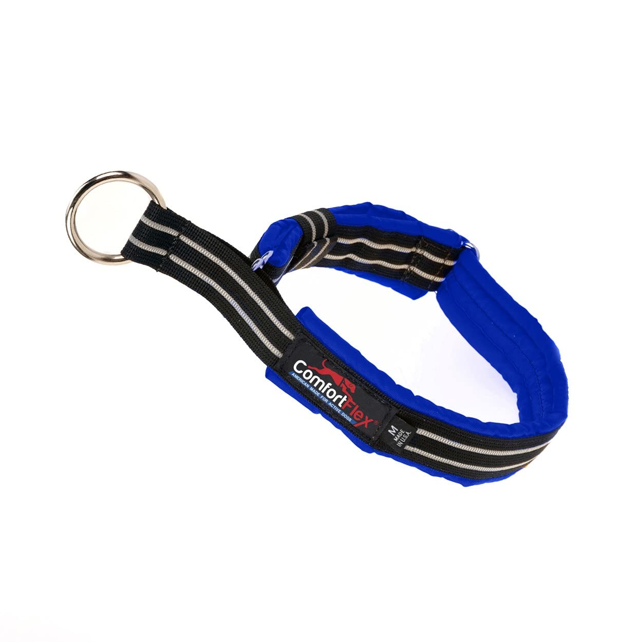 Comfortflex Martingale Dog Collar - Made In The Usa - 1.5'' Wide, Reflective, Adjustable, Fully Padded Nylon, Gentle Control, Es