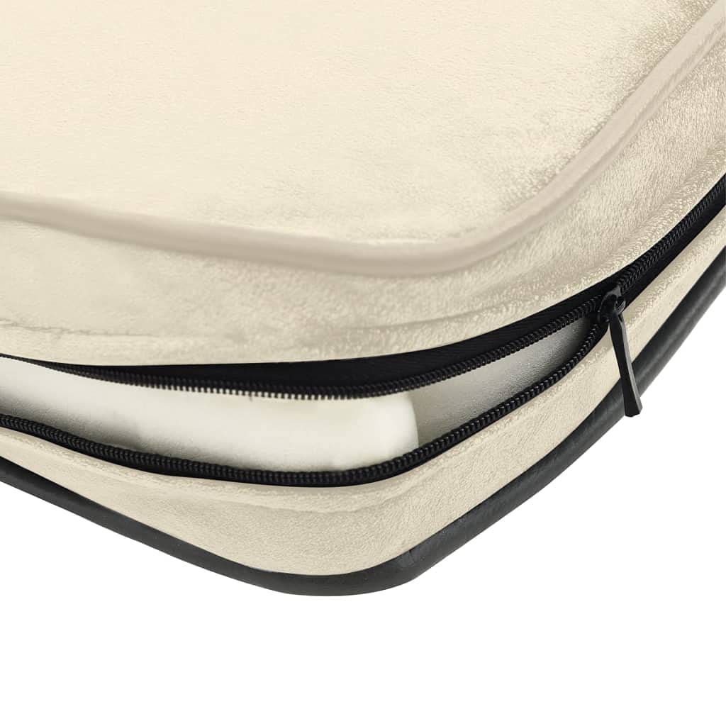 vidaXL Dog Sofa Cream 28.3x17.7x11.8 Plush
