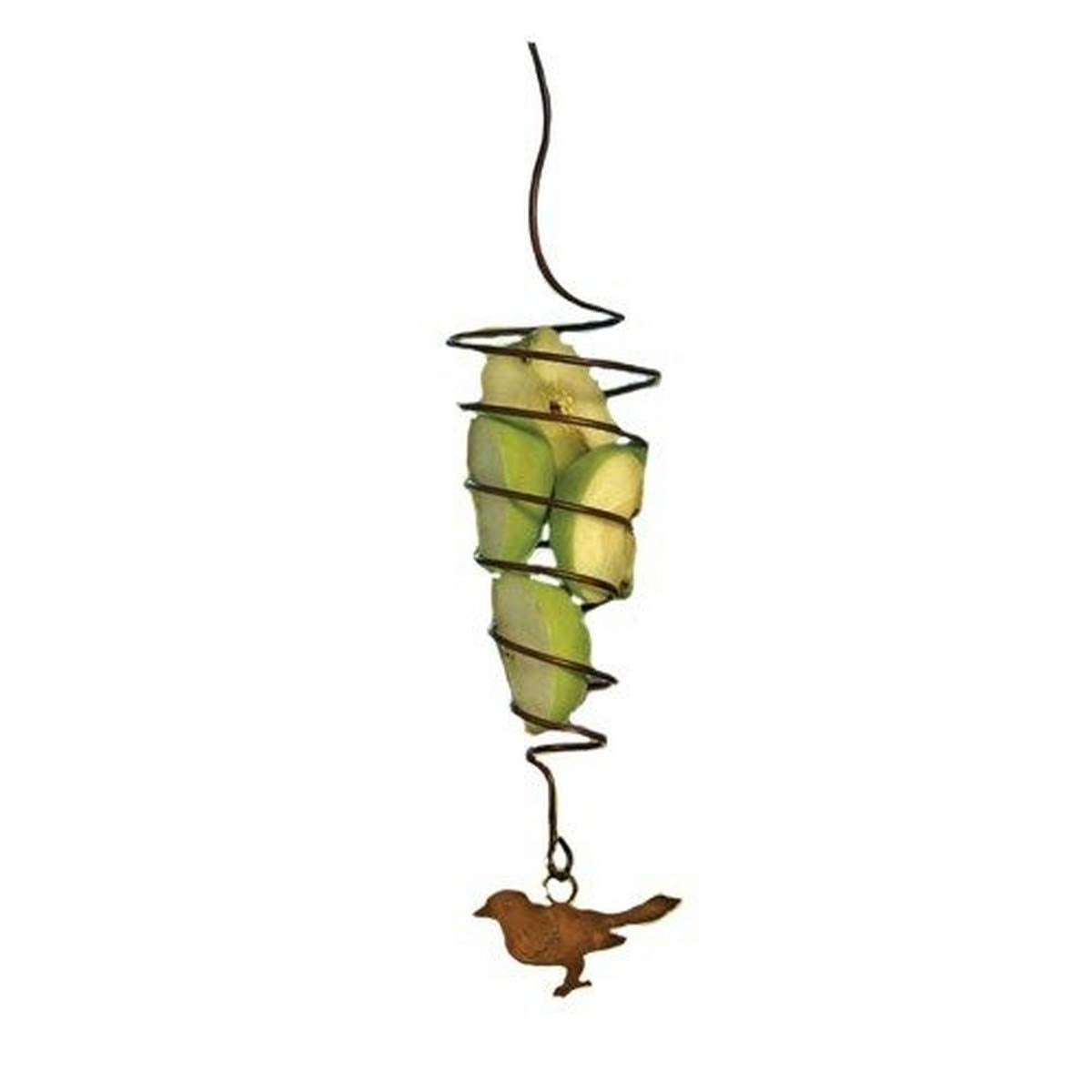 Ancient Graffiti Bird Fruit Spiral Spear, Brown