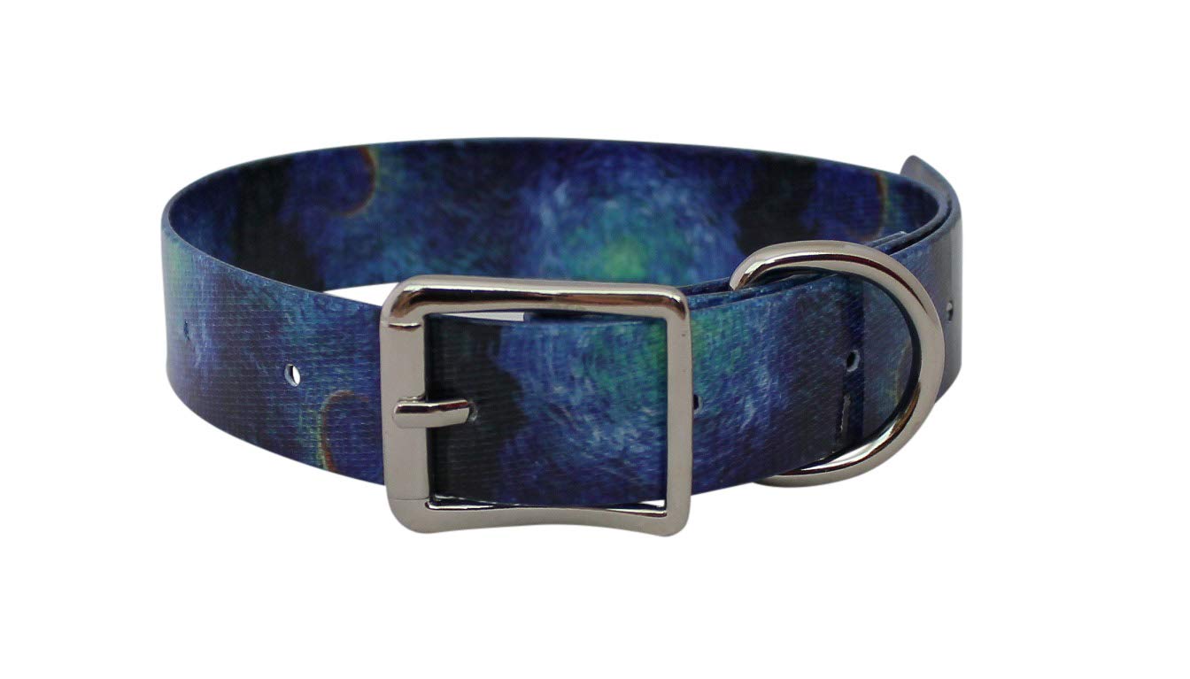 Waterproof Dog Collar Van Gogh Art Impression