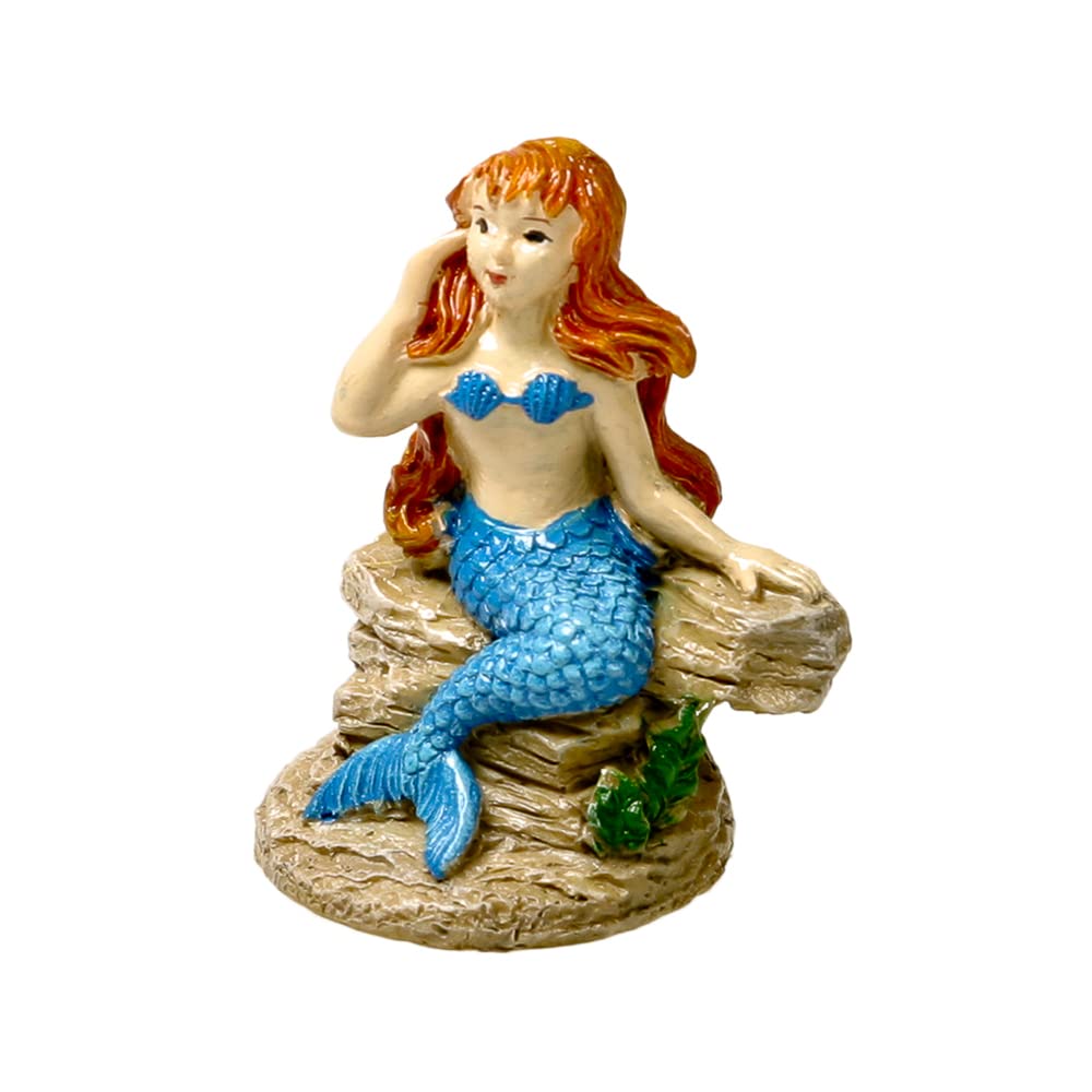 Blue Ribbon Pet Products Ee-1903 2 X 1.5 X 2.5 In. Exotic Environments Poised Mermaid