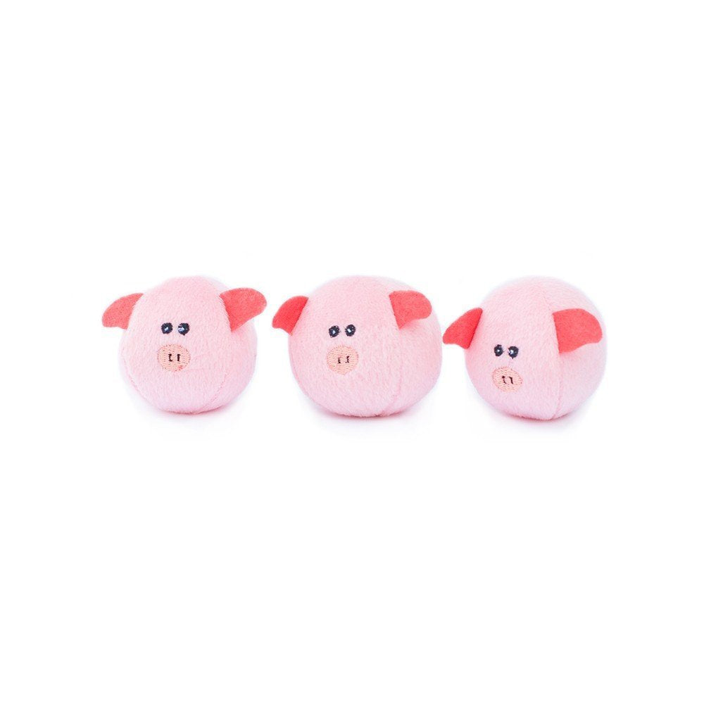 ZippyPaws ZP844 Miniz Bubble Pigs Squeak Toy
