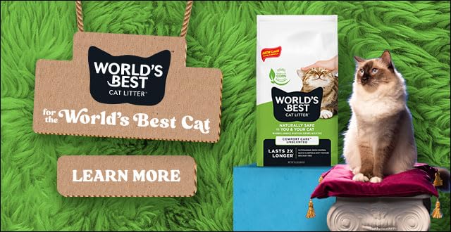 World'S Best Cat Litter, Clumping Litter Formula, 28-Pounds