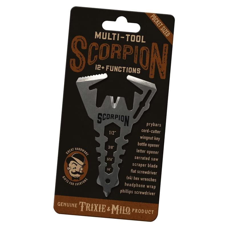 Trixie & Milo 2004677 Scorpion Multi-Tool44; Silver