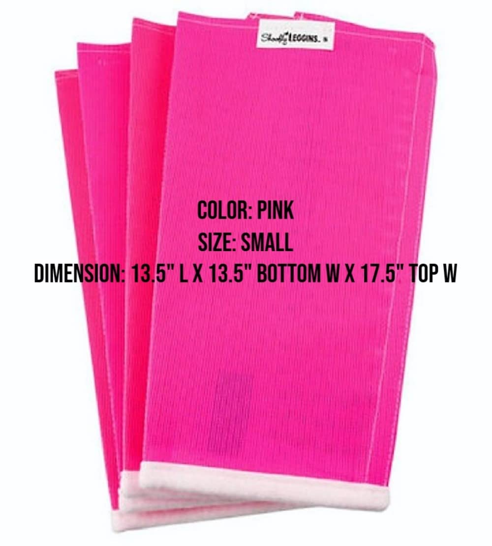 SHOOFLY Horse Leggins, Patented Loose Fitting Boots, Reduce Stomping, Stress & Fatigue, Breathable Plastic Mesh (Pink/Small)