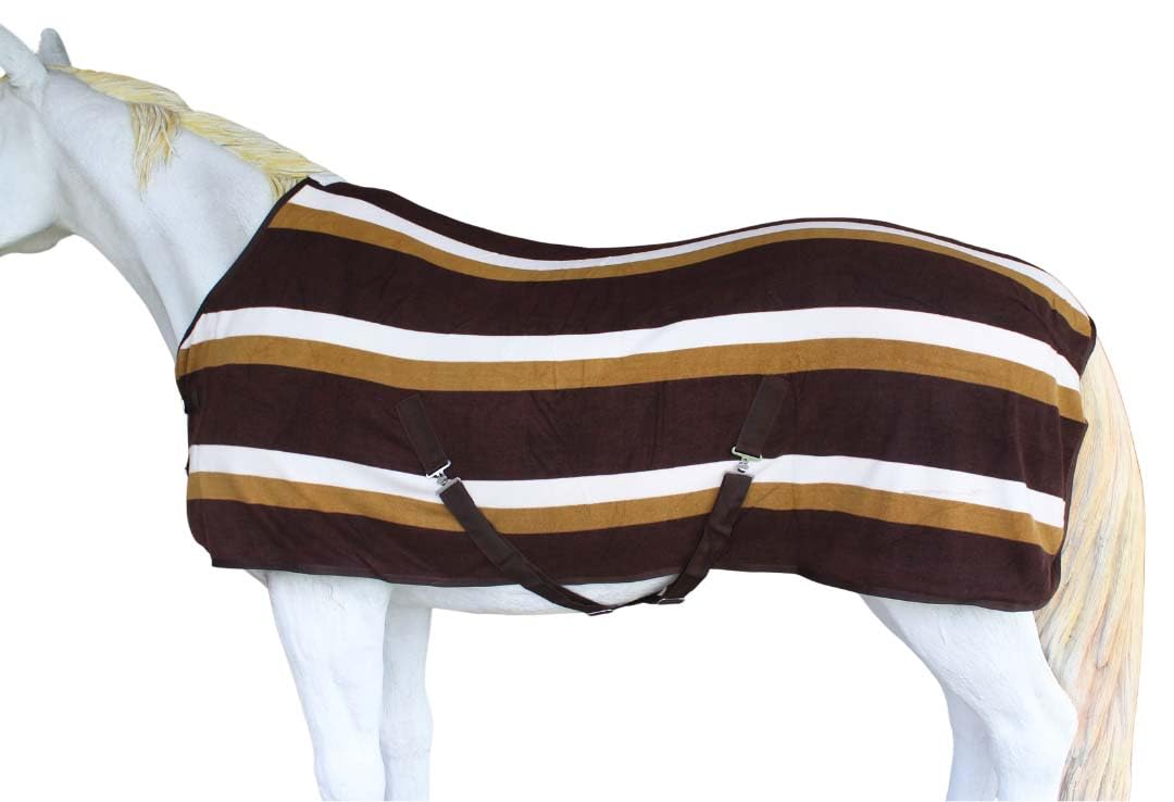 Challenger 62'' Horse Soft Fleece Cooler Contoured Exercise Sheet Blanket Wicks Liner 43Ee13