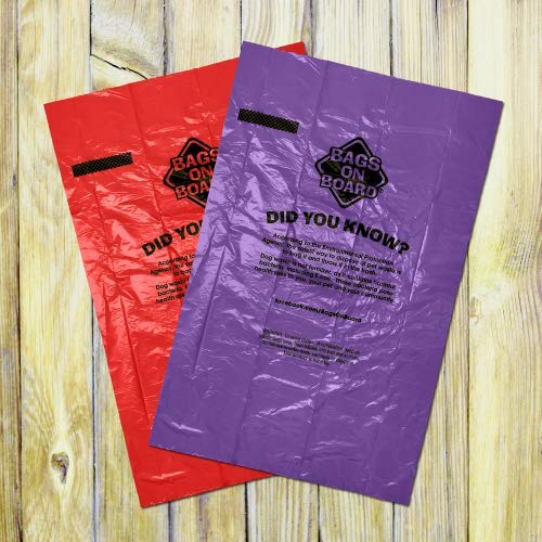 Bags On Board Dog Poo Bags | Strong, Leak Proof Dog Waste Bags | Triple Berry Scent | 140 Bags