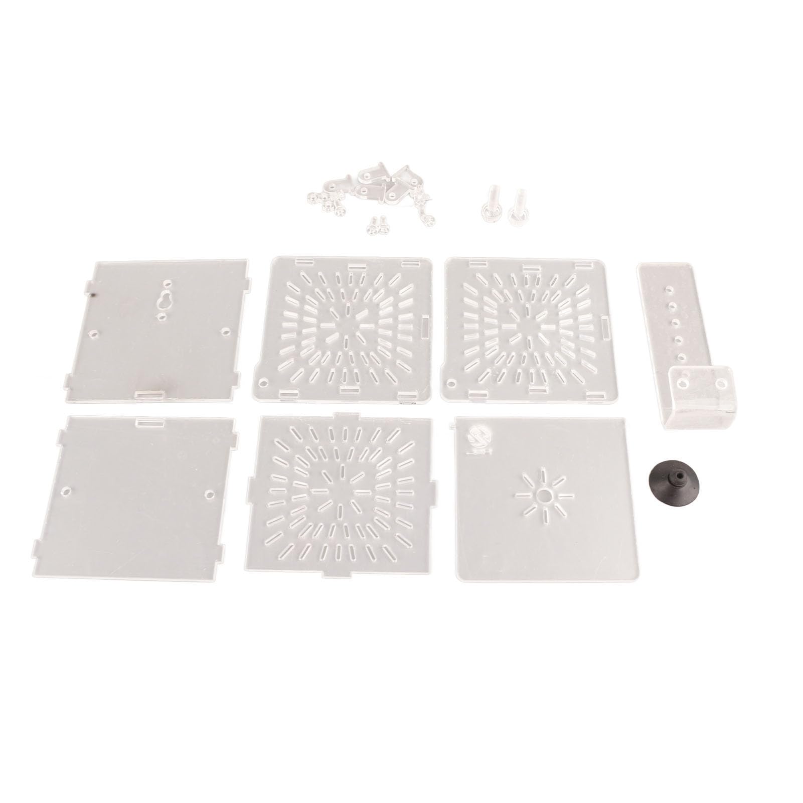 Fish Separation Breeder Box, Acrylic Transparent Fish Breeding Isolation Box Aquarium Hatchery Incubator Holder(A-10X10X10Cm)