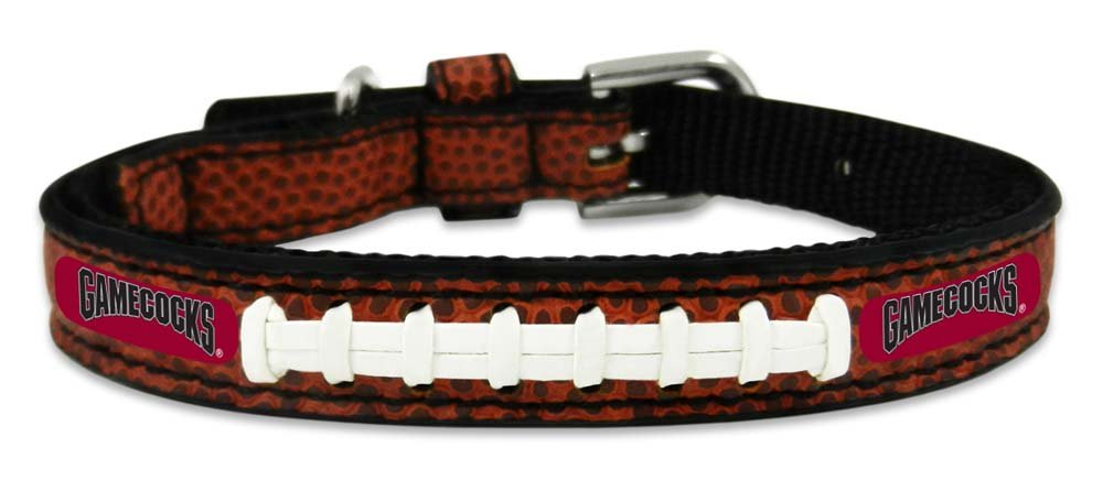 NCAA South Carolina Fighting Gamecocks Classic Leather Football Collar, Toy