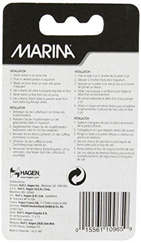 Marina Air Stone Aquarium Decor, Round, 1-1/5-Inch