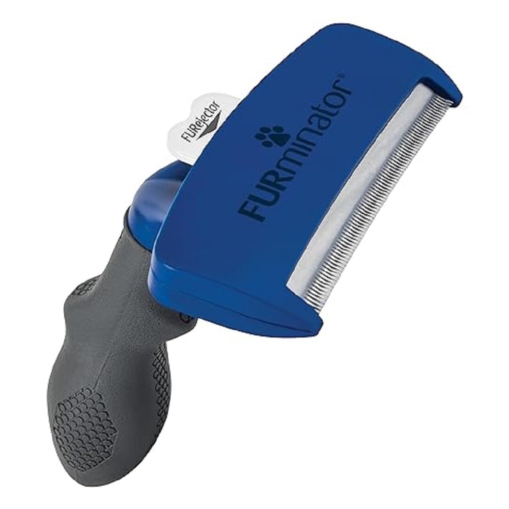 Furminator Undercoat Deshedding Tool For Large Short Hair Dogs 23-41 Kg Clear