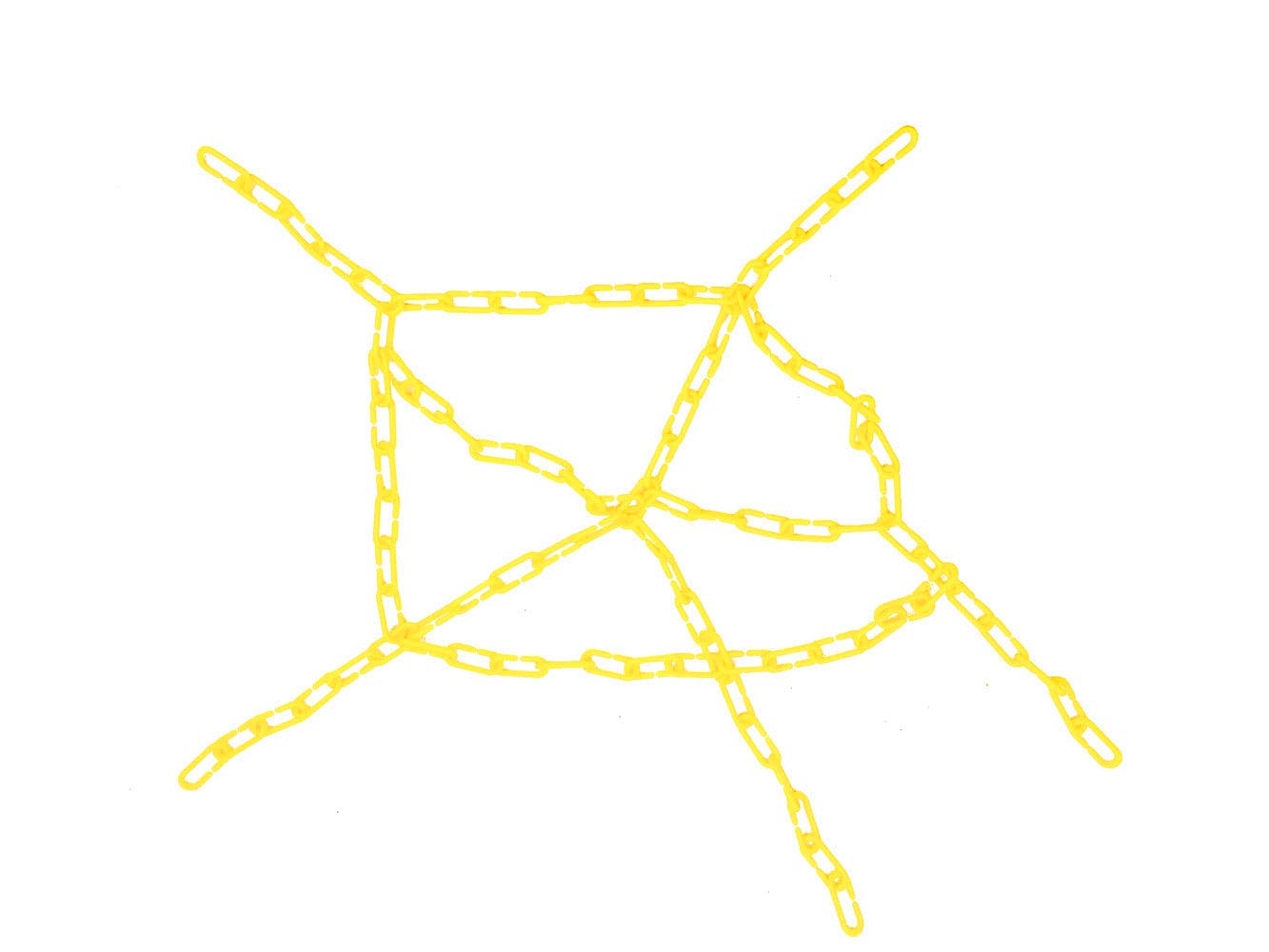 Hyamass 200Pcs Yellow C-Clips Chains Hooks Plastic Chain Links C-Links Children'S Learning Toy Sugar Glider For Parakeets,Small Pet Rat Parrot Bird Toy Cage Swing Climbing Cage Toys